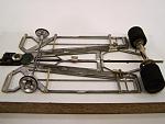 1219-A 
Fifth all-wire no-rules chassis (no brass plate or sheet); first chassis using damper main rails, with a separate center-guide section with...